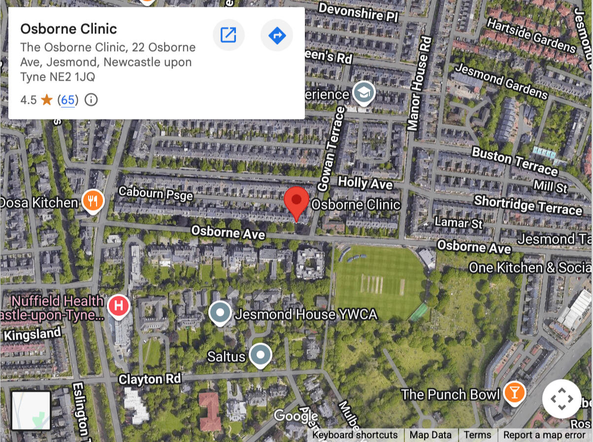 Osborne Clinic Map